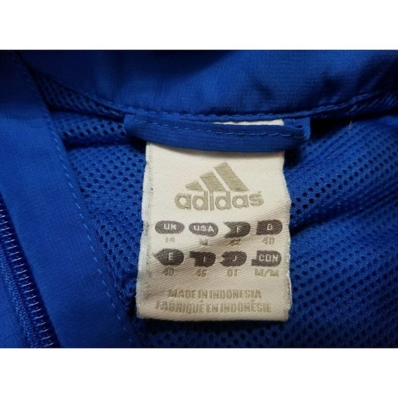 Women’s Adidas Golf Jacket Vented Zip‎ Up Lightweight Outdoor Blue Size Medium - Picture 6 of 6
